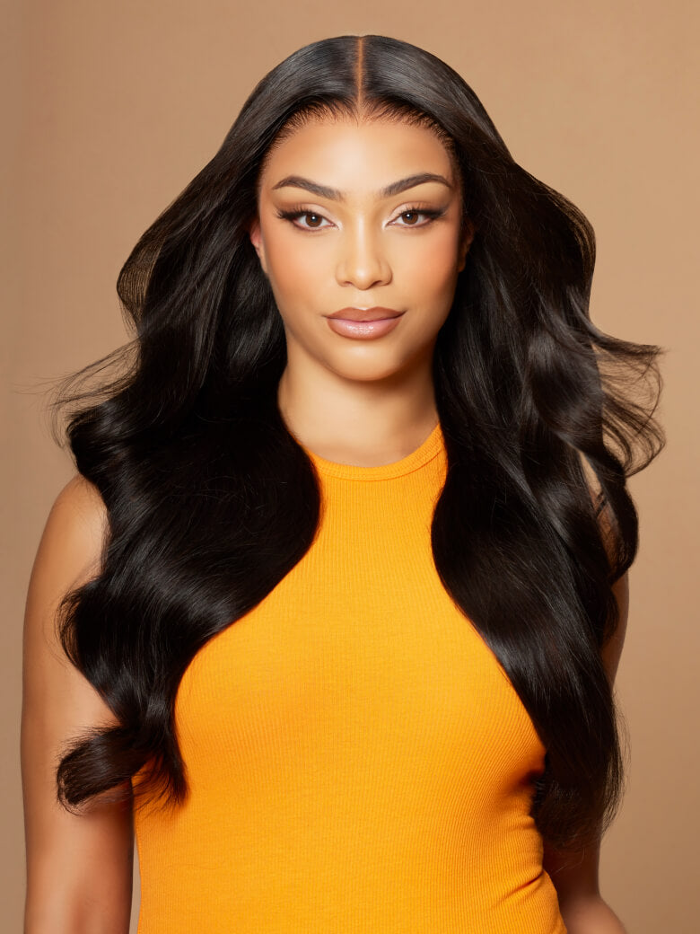 Klaiyi Real 5x5 HD Invisible Lace Closure Wigs 180% Glueless Wigs Melted All Skin Human Hair Wig