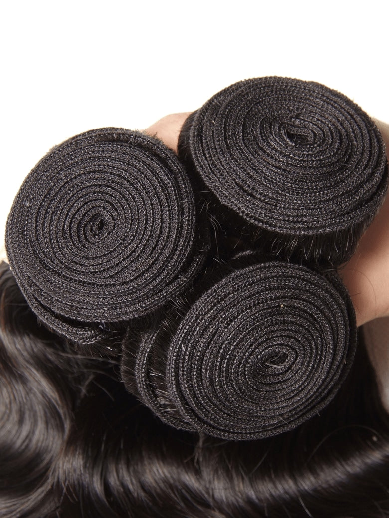 Klaiyi Hair 4 Bundles Body Wave 100% Virgin Human Hair Bundles Deal