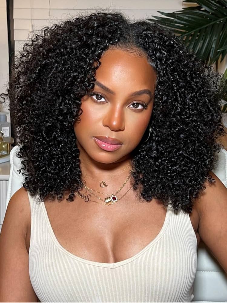 Klaiyi 4C Kinky Curly Virgin Hair 3 Bundles Deal Brazilian Kinky Curly Human Hair Weft Flash Sale