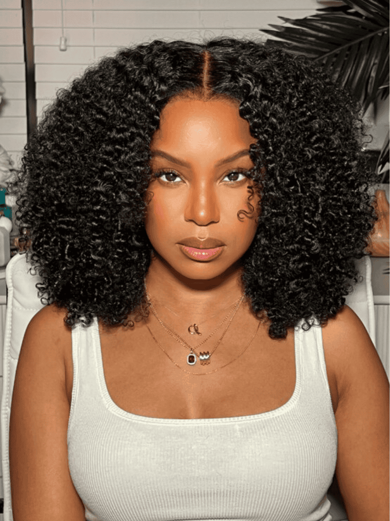 Klaiyi 4C Kinky Curly Virgin Hair 3 Bundles Deal Brazilian Kinky Curly Human Hair Weft Flash Sale