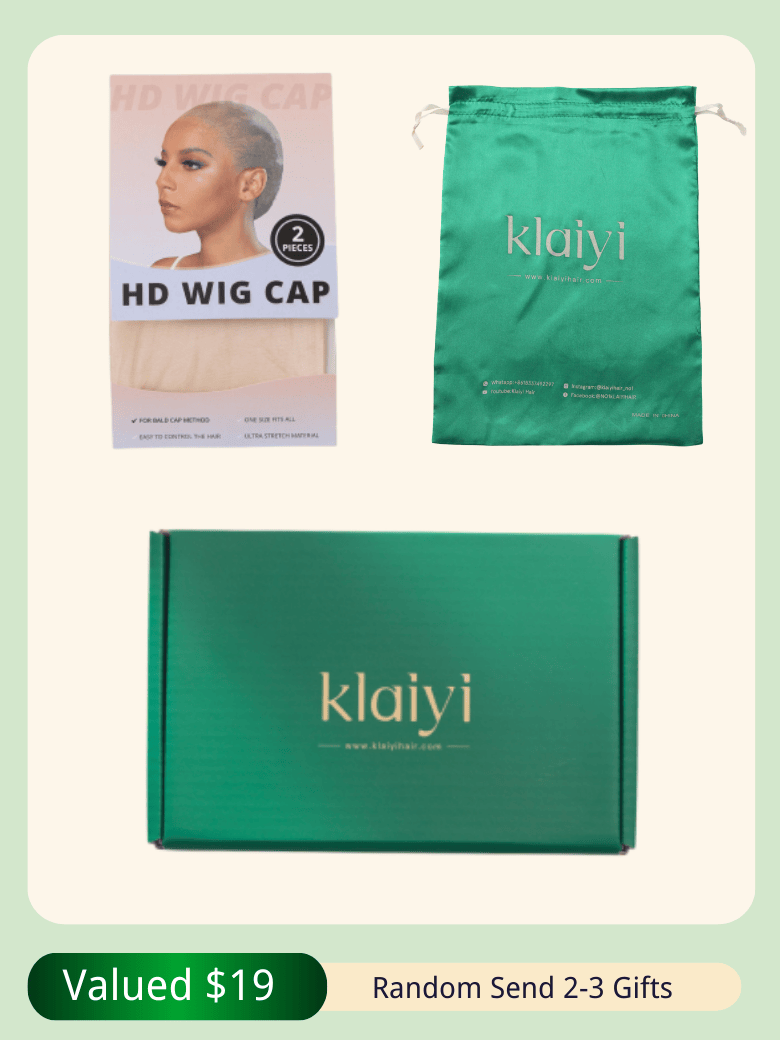 Klaiyi Yaki Straight Put On and Go Glueless Lace Wigs 7x5 Bye Bye Knots Human Hair Lace Wig