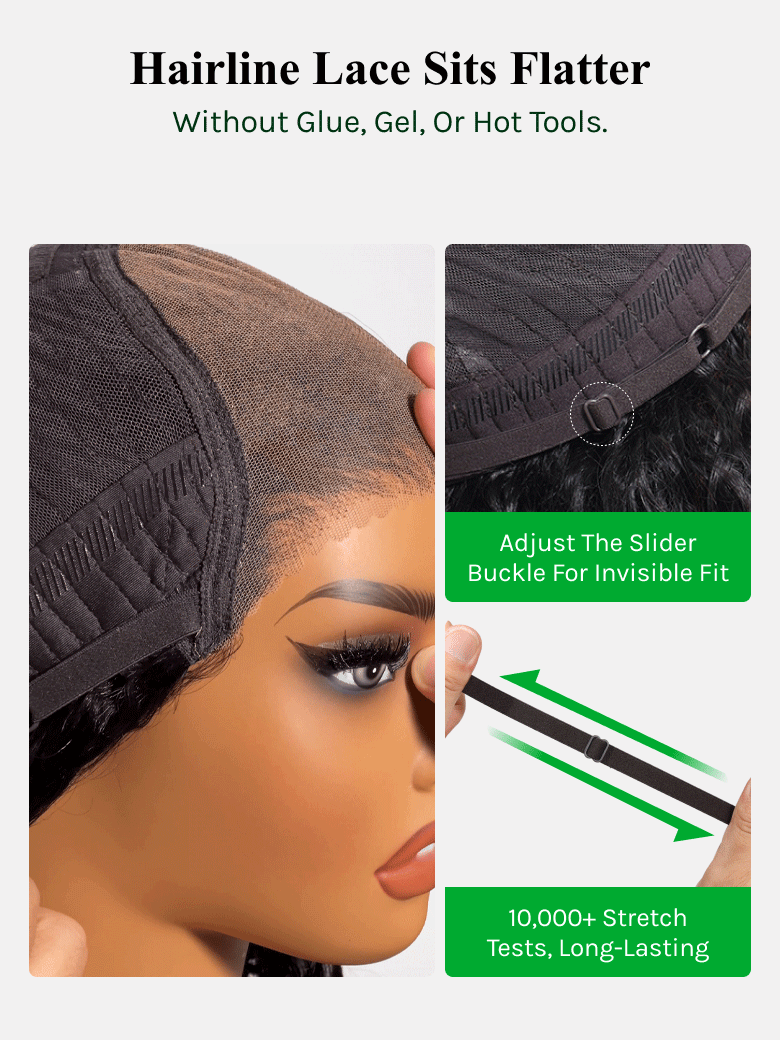 Klaiyi Put On and Go Glueless Bob Wig 13x4 Pre Everything/ 7×5 Bye Bye Knots Pre-Cut Lace Wig Beginner Friendly Flash Sale