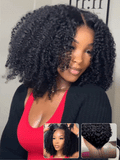 Klaiyi 4C Kinky Edge Wig Realistic Super Natural 4C Kinky Curly 7x5 Bye Bye Knots Wig Flash Sale
